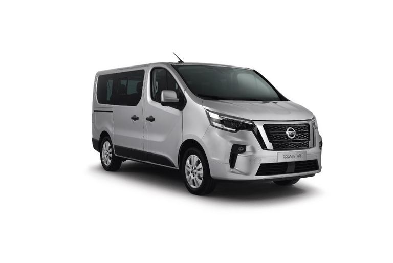 Cheap van leasing deals on the Nissan Primastar Crew Van in Silver