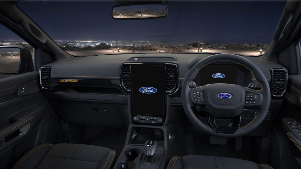Ford Ranger Wildtrak interior